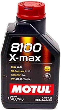 Motul MTL104531 8100 0w40 X-Max Oil, 1 Liter