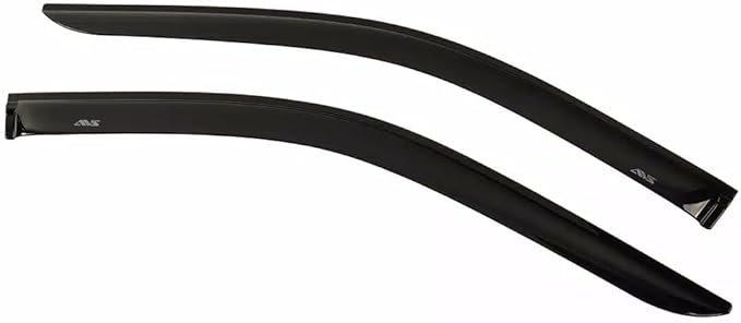 Auto Ventshade [AVS] Outside Mount Rain Guards For 2007-2013 Chevrolet Silverado, GMC Sierra 1500, CREW CAB; 07-14 Silverado/Sierra 2500HD-3500HD, CREW CAB | Window Vent Visors, 4 pcs. - Smoke | 94515