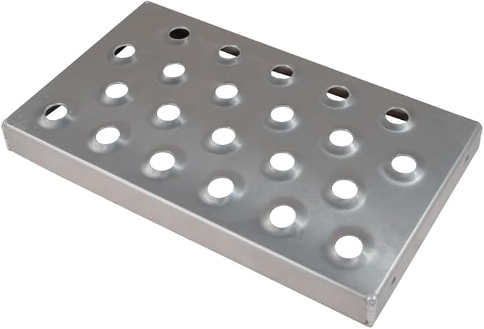 Mytee Products Aluminum Steps Replacement Part for 15" Wide Saddle Tool Box – 2 Pc Set, 12-Gauge Punched Plate Design, Bolt-On Installation, Anti-Slip Grip, Solid Welded Seams, Corrosion Resistant