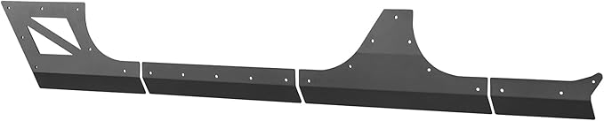 u-Box Wrangler Cladding Skid Plate Door Armor Rocker Guards Slider Compatible with Jeep Wrangler JK Unlimited 2007-2018 4-Door