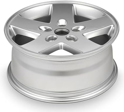 For 2007-2018 Jeep Wrangler 17 Inch Powder-Coated Silver Alloy Rim - OEM Direct Replacement - Road Ready SUV Wheel