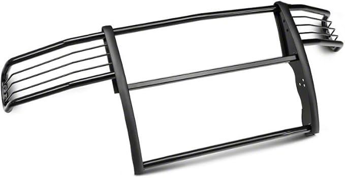 Black Horse Grille Guard Modular Black Compatible with 2003-2006 Chevrolet Silverado 1500|2007-2007 Chevrolet Silverado 1500 HD Classic-17GT25MA