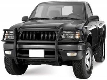 Black Horse Grille Brush Bumper Guard Modular Black Compatible with 2001-2004 Toyota Tacoma-17TO23MA