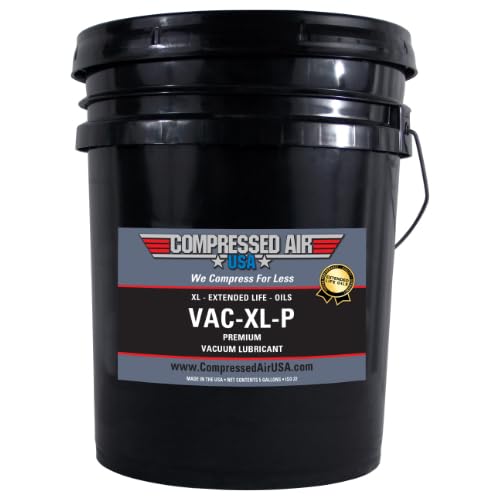 Premium Vacuum Lubricating Oil - CompressedAirUSA - XL - Extended Life Oils (5 Gallon)