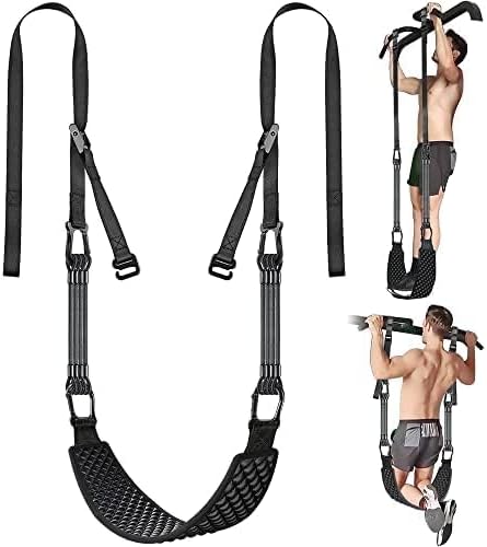 Kipika 48" Ceiling Mounted Pull Up Bar, Heavy Duty Multi-Grip Chin Up Bar,Mounted Pull Up Bar, Adjustable Height, Pull Up Bands for Chin Ups & Body Stretching, Ideal for Home Gym and Strength Training