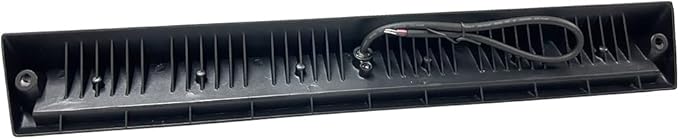 RV LED Porch Exterior Utility Lights, 22.4 inch Down Angle Flood Beam Awning Light, 3000K Warm-White 12V/24V DC 5400 Lumen, Black Finish Aluminum Housing, for RVs Trailers Campers, 1 Pack