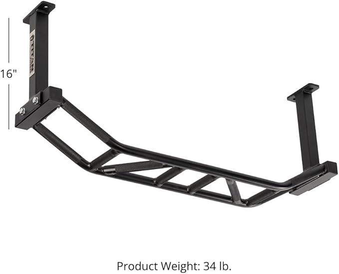 CEILING MOUNTED MULTI-GRIP PULL-UP BAR