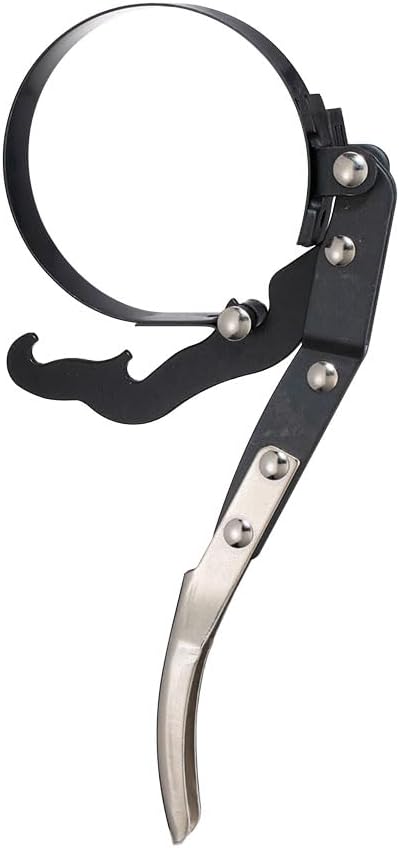 Oil Filter Wrench Tool with Positive Grip Handle for Cars & Motorcycles | Adjustable Torque System | Multi-Purpose Removal Tool from 2-3/4 inch to 3-3/4 inch(70 mm to 95 mm)
