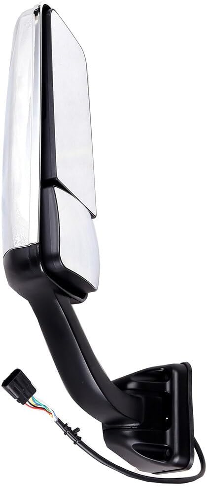 SCITOO Truck Hood Mirrors A Pair(Left Right Side Tow Mirrors) Side Tow mirrors compatible with 2008-2016 for Freightliner for Cascadia Truck with Chrome Housing
