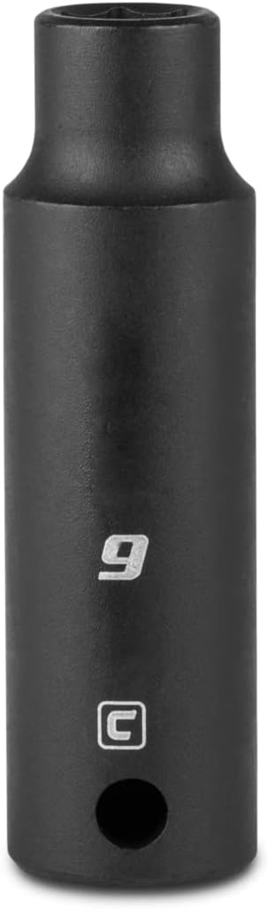 Capri Tools 9 mm Deep Impact Socket, 3/8-Inch Drive, 6-Point, Metric
