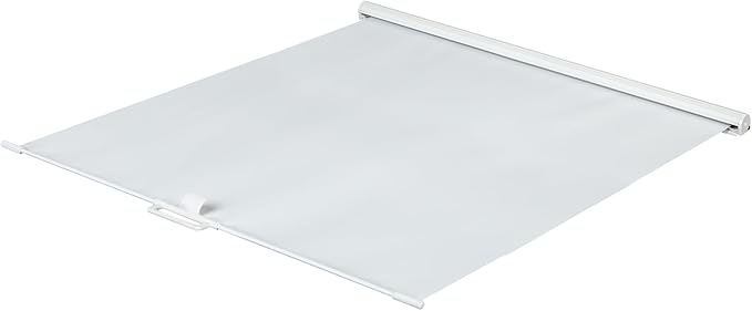 Sun Shade Retractable White For 14" x 14" RV Roof Vent Fan