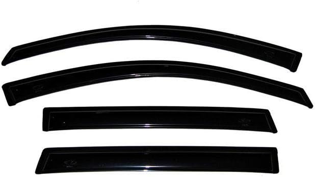 Auto Ventshade [AVS] Outside Mount Rain Guards for 2007 - 2014 Chevrolet Tahoe/GMC Yukon | Window Vent Visors, 4 pcs. - Smoke | 94514