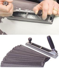 Eastwood Rotating Body Rasp Holder With Wooden Handles For Holding Plastic Body Fillers Rasps Flat Or Half Round Blades 10 in. Long And 1-5/8 in. Wide