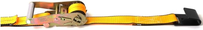 Belgrade Parts & Service, Inc. Kinedyne Genuine OEM 512720 2" x 27' Flat Hook Ratchet Strap 3,335 Lbs Working Load Limit Pack of 8