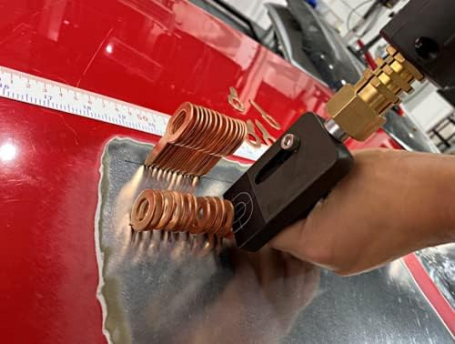 Stud-Welder,Dent Puller Kit,Continuous Ejector Washers Rings Spot Welding Gun Kit,Car Body Repair Tool,Dent Removal Tools with 30 Washers