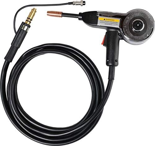 Weldpro 130A MIG Welding Gun Torch, 15 FT Cable Spool Gun Replacement for MIG210LCD, Omni 210, MIG155GD, Perfect for Aluminum Welding with 30% Duty Cycle Essential Welder Accessory