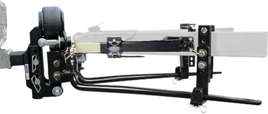 Shocker Air Equalizer & Sway Control Round Bar WD Hitch, Fits 2-1/2" Hitch 5" Rise 4" Drop