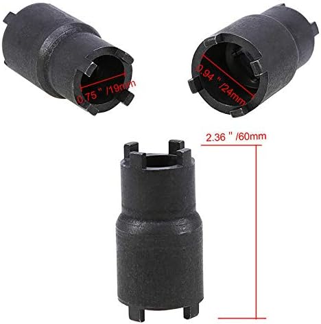 QISF 4Pcs Flywheel Variator Locking Tool Adjustable Spanner Wrench Holding Remove Tools 24mm 27mm Magneto Flywheel Puller and 20mm 24mm Clutch Lock Nut Spanner Tool