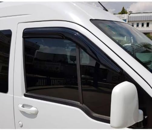 for Ford Transit Connect 2002 2003 2004 2005 2006 2007 2008 2009 2010 2011 2012 2013 2014 Wind Deflector Car Side Window Visor Vent Shade Rain Guard Bright Black 4pcs