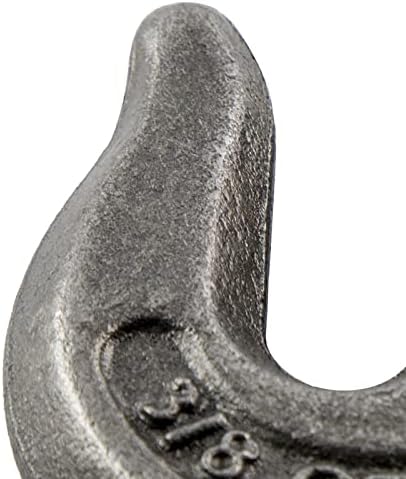 Weld-on Grab Chain Hook 3/8-in Heavy Duty Tow Hook G70 Forged Steel Tractor Hook Weldable for Car, Truck,SUV, RV,UTV,Tractors (4Pcs)