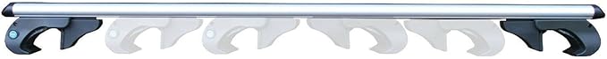 BrightLines 53" Universal Crossbars Roof Racks Compatible with Raised Roof Side Rails for Kayak Luggage ski Bike Carrier, a Set of 2 (Silver)