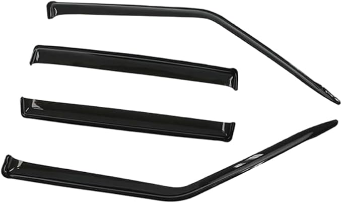 NI60 Tape on Sunproof Waterproof Side Window Wind Deflector Window Visor fit for 2017-2023 Nissan Armada, 4pcs Outside Mount Replacements Rain Guards Set