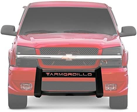 Armordillo 8704431 BR1 Series Bull Bar - Matte Black Fits 2003-2006 Chevy Silverado GMC Sierra 1500/2007 Classic Body