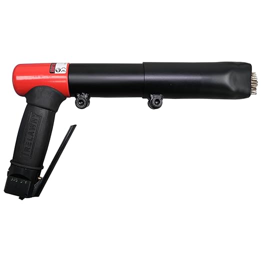 CS Unitec Trelawny VL303 Needle Scaler with Dust Shroud|Air Powered Pistol Vibro-Lo Needle Scaler with Option to Convert to Chisel Scaler | 8X Less Vibration