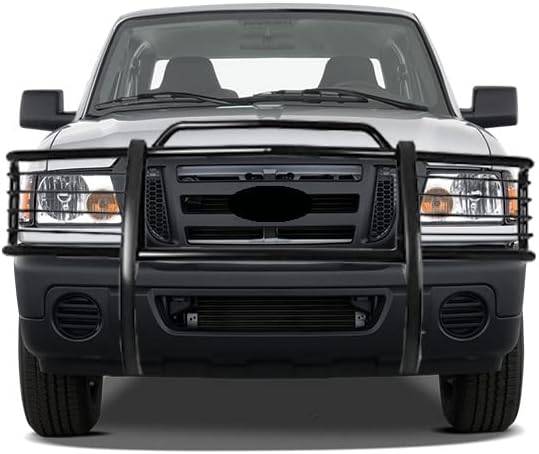 Black Horse Grille brush Bumper Guard Modular Black Compatible with 2001-2012 Ford Ranger|2001-2012 Ford Ranger-17FR20MA