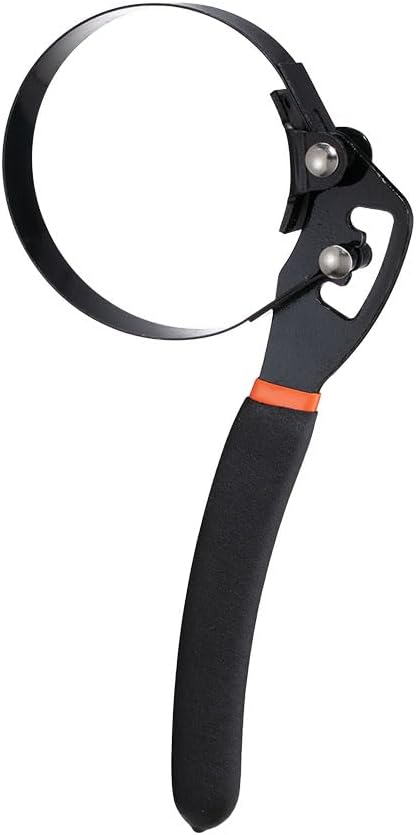 Oil Filter Wrench Tool with Three-Position Design for Cars & Motorcycles Multi-Purpose Removal Tool from 3-1/16 inch to 3-3/4 inch(78mm to 95mm), compatible with most models