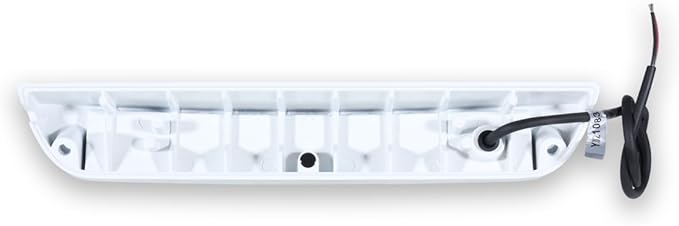 12.3 Inch RV LED Exterior Light Fixture, 6000K Cool White Flood Beam LED Porch Outdoor Utility Light, 12V/24V DC Work Scene Lighting for Truck/Camper/Boat/Trailer, White Finish, 1-Pack