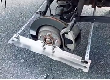 Black Tire Repair Tools - Wheel Alignment Tool, Alignment Tool, Toe Alignment Tool for Precise Alignments - Ideal for Cars, Trucks, and SUVs