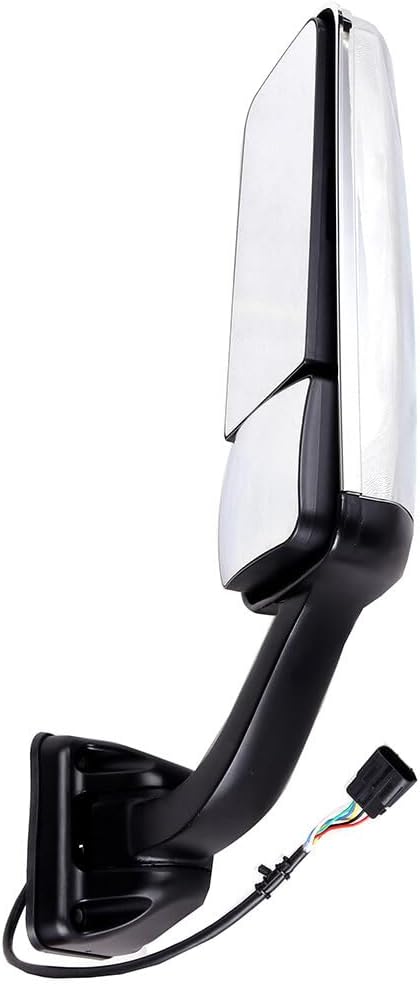 SCITOO Truck Hood Mirrors A Pair(Left Right Side Tow Mirrors) Side Tow mirrors compatible with 2008-2016 for Freightliner for Cascadia Truck with Chrome Housing