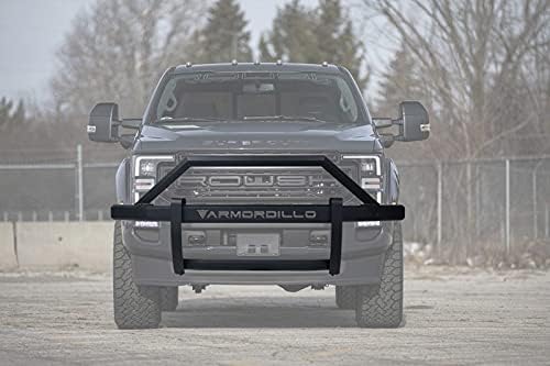 Armordillo USA 8712566 AR2 Pre-Runner Style Modular Grille Guard - Matte Black Fits 2019-2022 Dodge Ram 1500 New Body, Angular Style