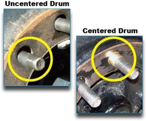 TRU-BALANCE B-1504 Threaded Wheel Centering Sleeves for Steer Axles w/Aluminum Wheels, Pack of 6 – Notice: Requires 1.25" Brake Drum Hole Diameter and .50" Depth