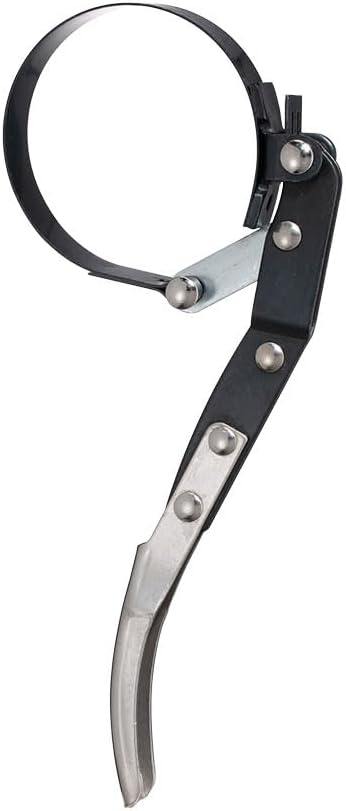 Oil Filter Wrench Tool with Positive Grip Handle for Cars & Motorcycles Multi-Purpose Removal Tool from 2-51/64 inch to 3-7/64 inch(71 mm to 79 mm), Auto Repair Tool