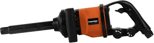 Martins Industries Impulse 1" Truck Impact Wrench 1800 ft-lb, Super Light Weight at 15.6 lb, Ergonomic Handle and Rubber Rest, 3-Speed, Twin Hammer Mechanism, Forward-Reverse