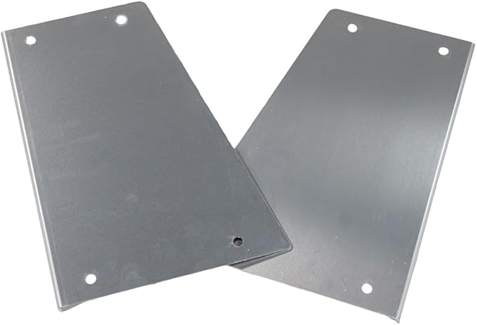 Mytee Products Aluminum Steps Replacement Part for 12" Wide Saddle Tool Box – 2 Pc Set, 12-Gauge Punched Plate Design, Bolt-On Installation, Anti-Slip Grip, Solid Welded Seams, Corrosion Resistant