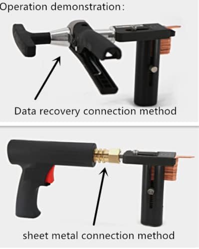Stud-Welder,Dent Puller Kit,Continuous Ejector Washers Rings Spot Welding Gun Kit,Car Body Repair Tool,Dent Removal Tools with 30 Washers