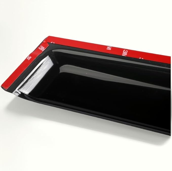 Rainproof Side Window Wind Deflectors for 2011-2017 Honda Odyssey, Tape-on Sun Rain Guard Sets,Nice Looking Window Visors for Cars,Vent Deflector for 11-17 Honda Odyssey 94203