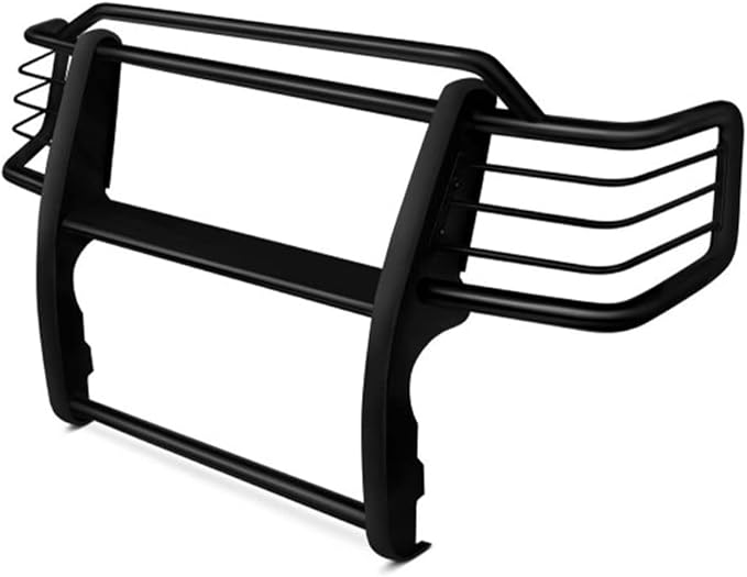 Black Horse Grille Brush Bumper Guard Modular Black Compatible with 2001-2004 Toyota Tacoma-17TO23MA