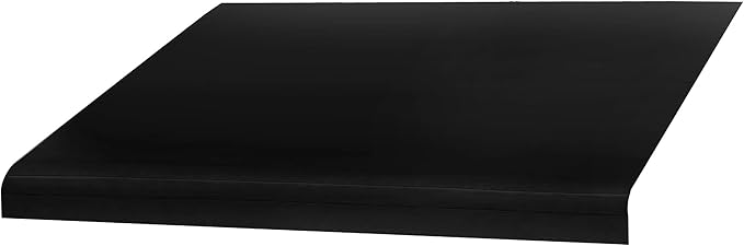 RecPro RV Awning Fabric Replacement | Universal Fit | 8-22ft Sizes | Heat Sealed Vinyl (22' - Actual Width 21' 1", Solid Black)…