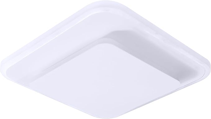 Facon Square LED RV Ceiling Light with Switch - 14W, 1000LM, 4000K Cool White, 12Volts RV Interior Light for RV, Camper, Trailer, Motorhomes, Sleek Acrylic Design