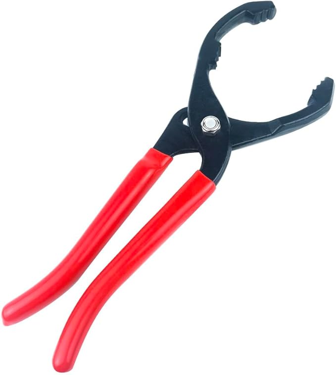 Oil Filter Wrench, 10" Small Adjustable Oil Filter Pliers, Multifunction Oil Filter Removal Tool, Ideal for Engine Filters, Conduit & Fittings
