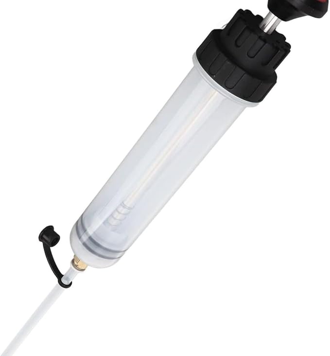 Automotive Fluid Extractor Pump, 500 cc Oil Extractor Pump with Hose, Sealed Upgraded Oil Change Pump, Lightweight Oil Suction Pump for Changing Transmission, Power Steering, and Brake Fluid