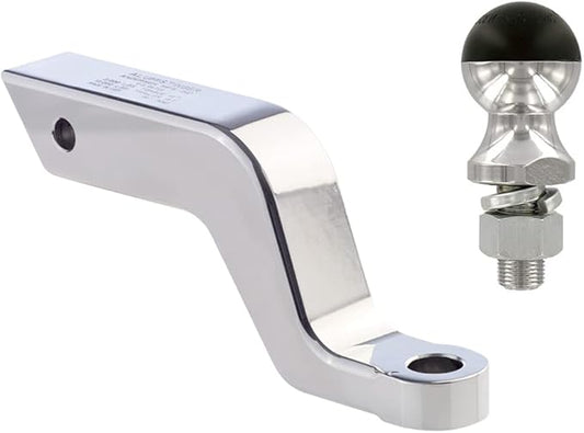 ANDERSEN HITCHES | Alumistinger | Aluminum Heavy Duty Hitch for Trucks | Trailer Hitch | 6,000 lb. GTWR & 600 lb. Tongue Weight | 4" Drop/2-5/16 Ball | 3508