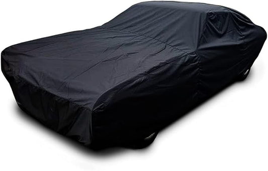 CarsCover Retro Classic Megashield Car Cover Heavy Duty All Weatherproof Waterproof Automobiles Indoor Outdoor Snow Rain Dust UV Protection Full Auto Vehicle Covers (Fit up to 205 inch Length)