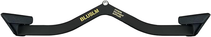 LAT Pull Down Bar for Cable Machine, LAT Pulldown Attachments T Bar V Bar Cable Attachment, Back Tricep Bar Strength Training Handle