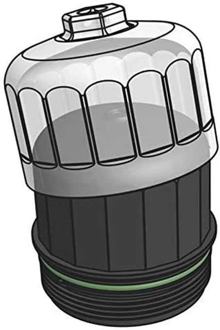 86.6mm 16 Flutes Oil Filter Wrench for Volvo and BMW With 86mm 16 Flutes Cartridge Style Oil Filter Housing Caps, Oil Filter Removal Tool For Changing Oil (silver)