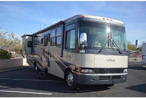 HEADLIGHTSDEPOT Halogen Headlights Compatible With Monaco La Palma 2002-2005 Motorhome RV Includes Left Driver and Right Passenger Side Headlamps